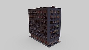 3D Hong Kong Building