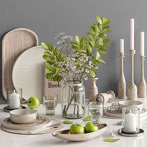 3D tableware 001 model