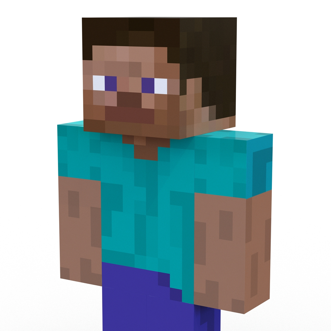 modèle 3D de Steve Minecraft - TurboSquid 1017399