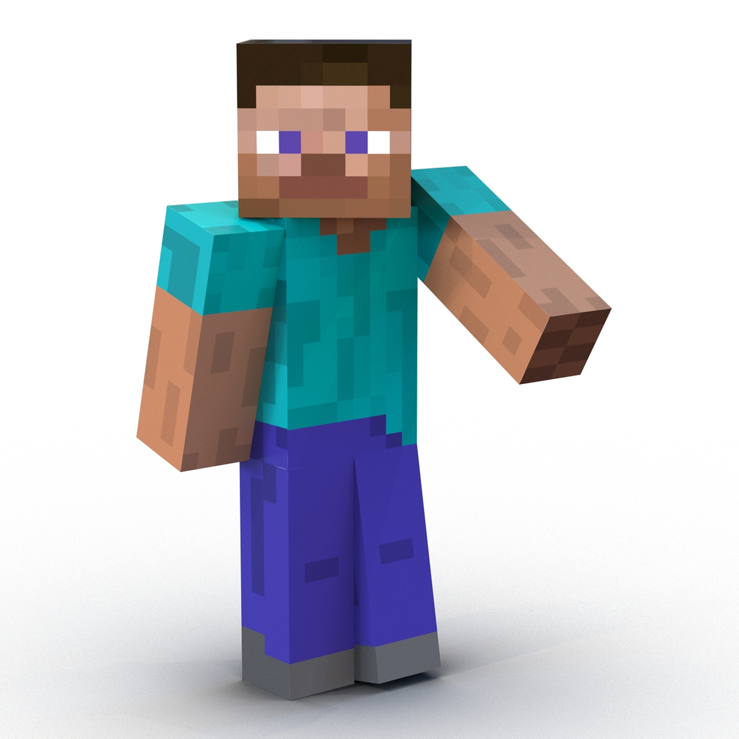 modèle 3D de Steve Minecraft - TurboSquid 1017399