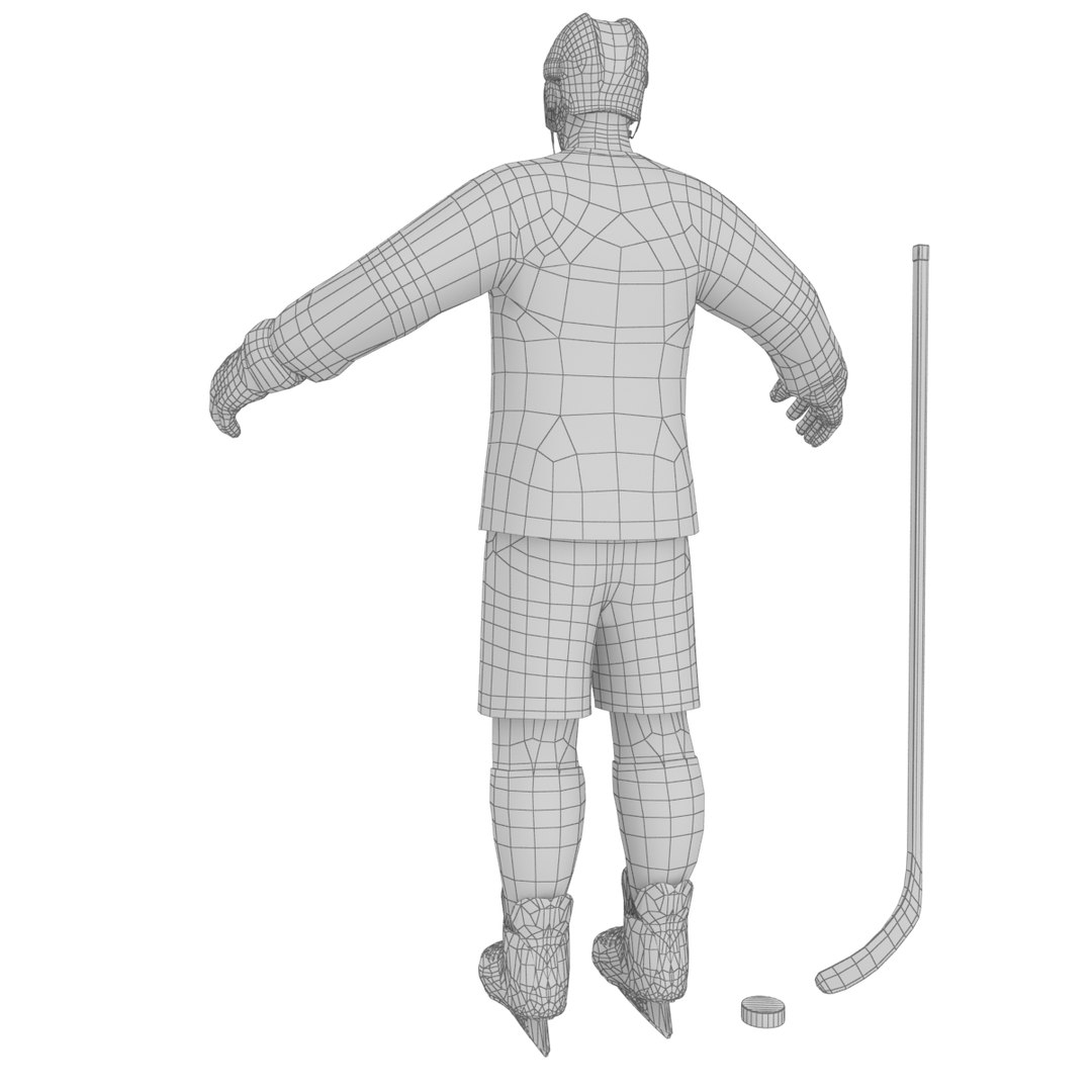 Hockey Player 3D Model - TurboSquid 1278689