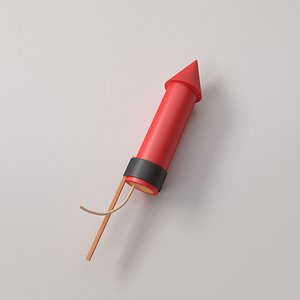 rocket firework 3D