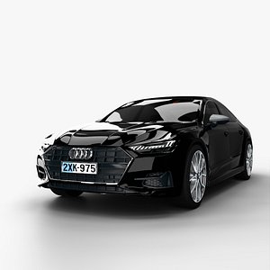 3D model Audi A7 Sportback 2018 55 TFSI