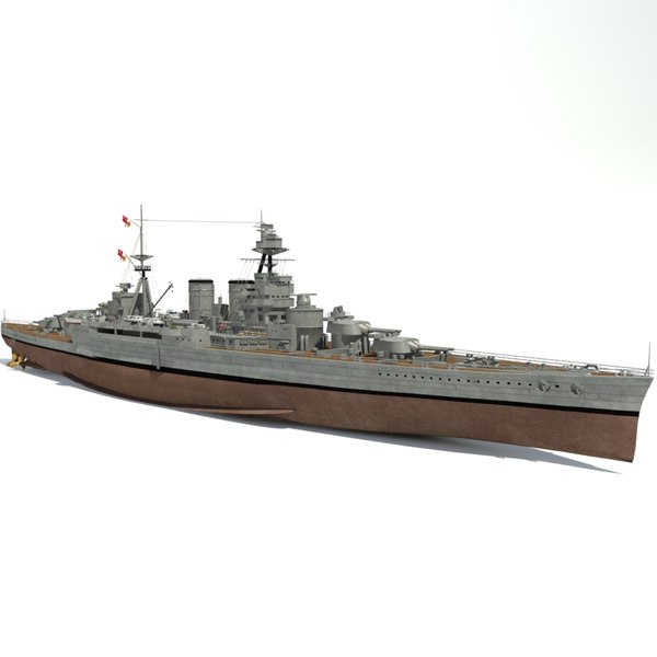 3D hms hood modify version - TurboSquid 1834583