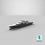 Feadship Symphony Superyacht Dynamic Simulation 3D model