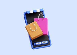 Shop Now Illustration