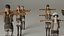 All Attack on Titan Characters - Rigged and textered