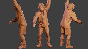 3D Male Music DJ MMDJM 008