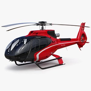 3D airbus helicopter h130 - model