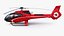 Airbus Helicopter H130 Red - Eurocopter EC 130 con cabina e interior
