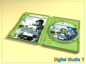 3d xbox 360 case 9 model