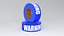 Fita de AVISO Azul