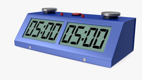Blue ZMart Pro Digital Chess Clock 