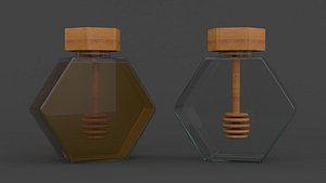 Honey Jar 3D