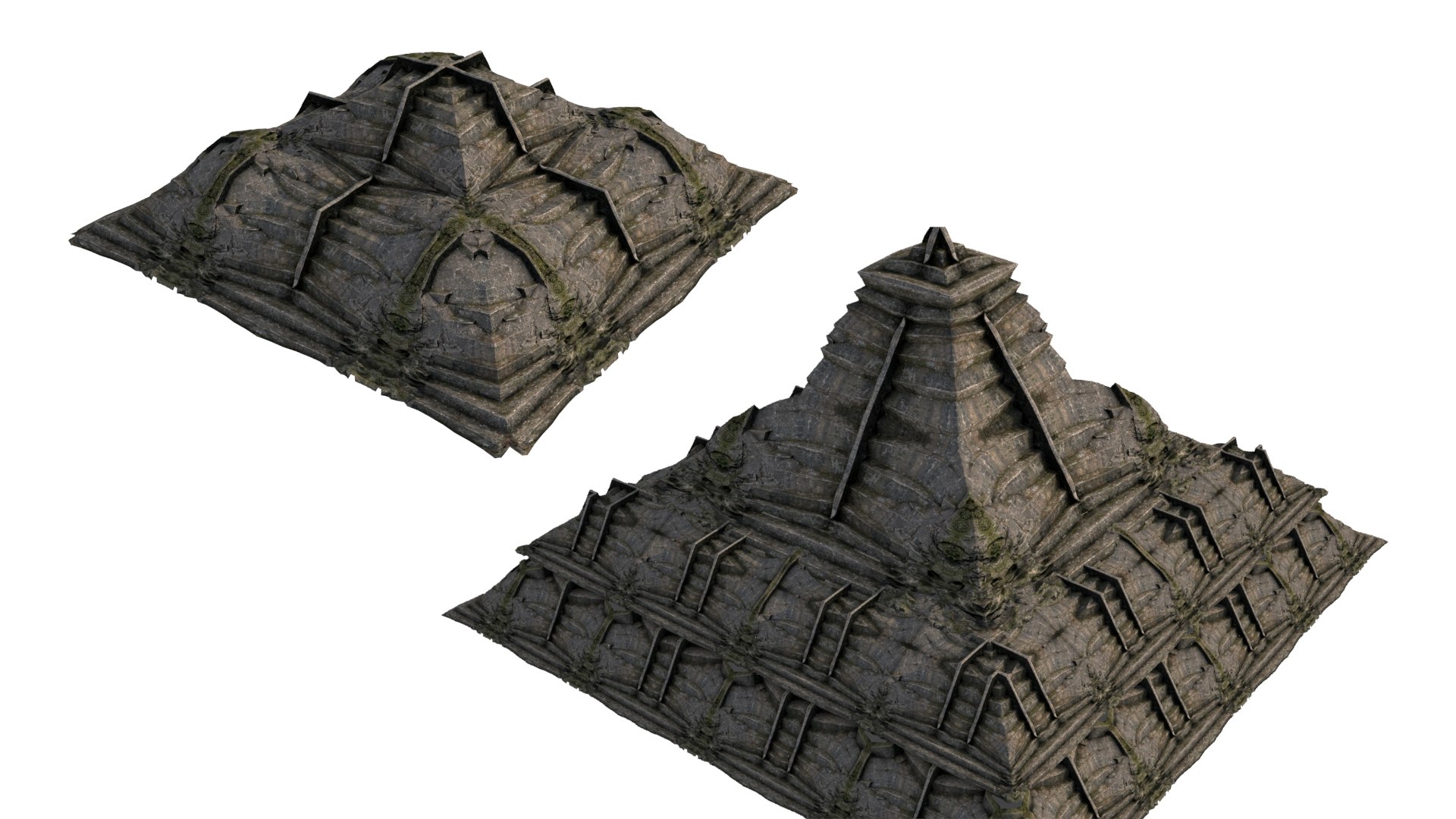 2 Model Pyramid Temple 01 01-02 3D - TurboSquid 1727209