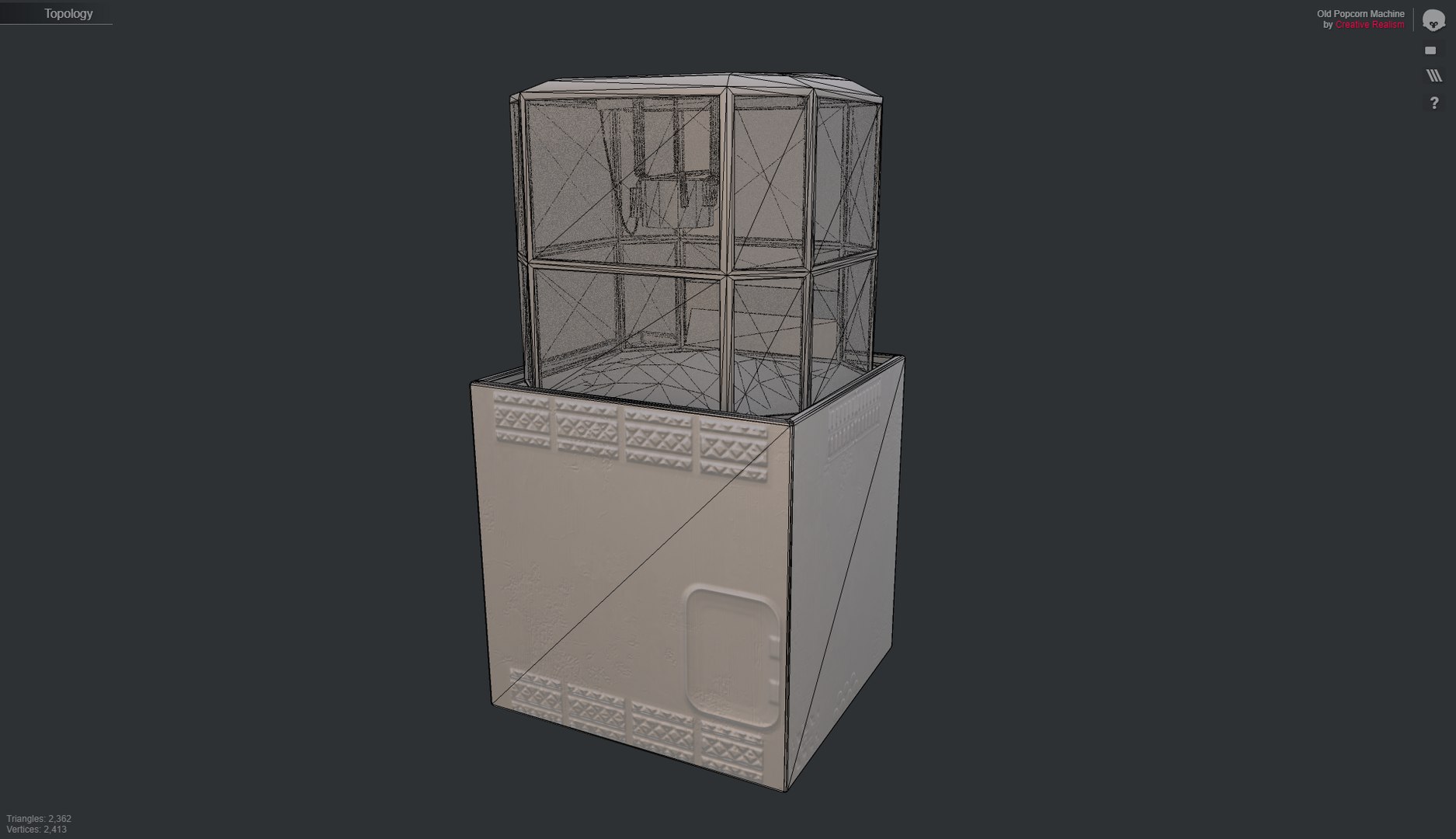 Dystopian Popcorn Machine 3D model https://p.turbosquid.com/ts-thumb/bH/o2Qt54/Gm/screenshot20231202235124/png/1701586362/1920x1080/fit_q87/cec61ab546a5306efee182a63d228180e7d6045a/screenshot20231202235124.jpg