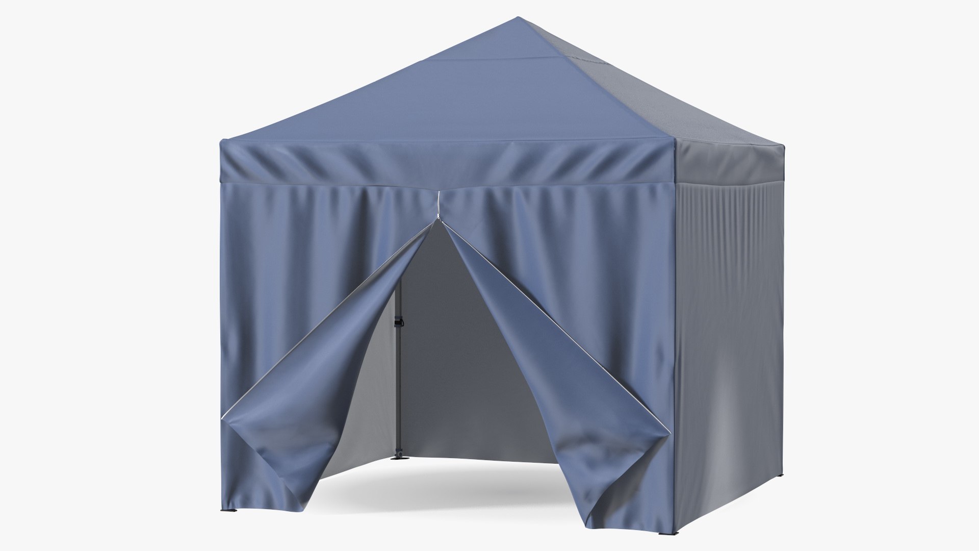 Outdoor Pop Up Gazebo Party Tent Blue 3D model preview