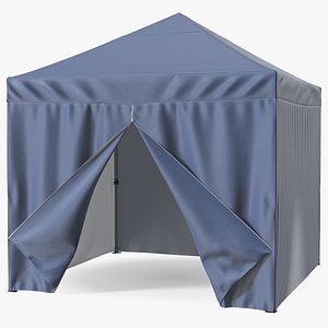 Outdoor Pop Up Gazebo Party Tent Blue