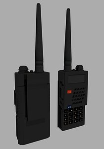 3d walkie-talkie radio 2 model