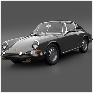3d model porsche 911 coupe