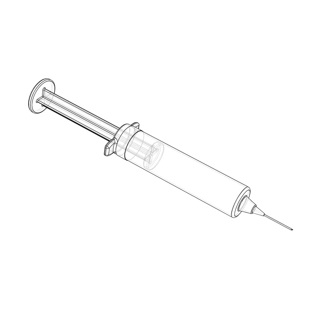 Syringe 3D Model TurboSquid 1759045