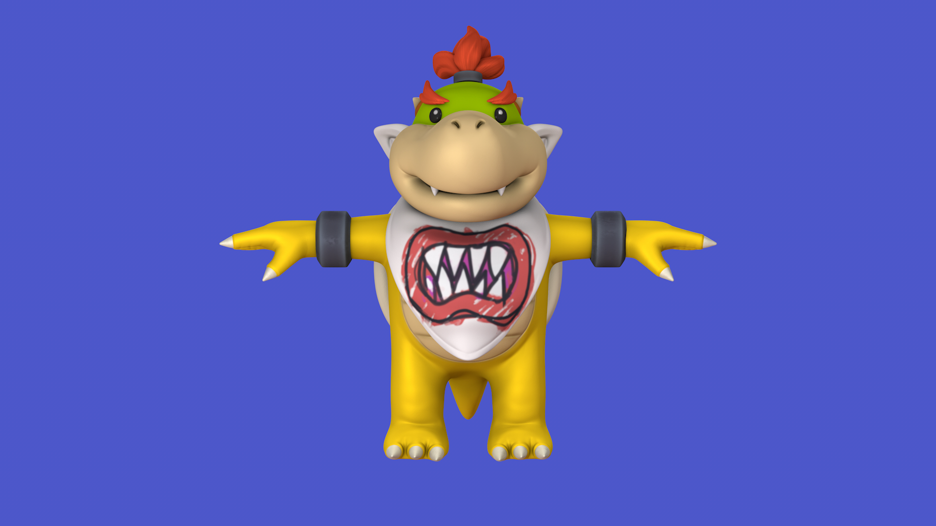 Bowser and Bowser Jr 3D model 3D printable