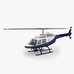 206 Jetranger Helicopter Police