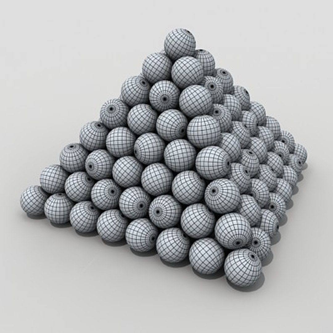 3d range ball pyramids