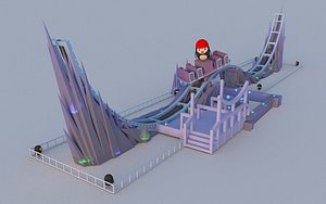 amusement park 3D model