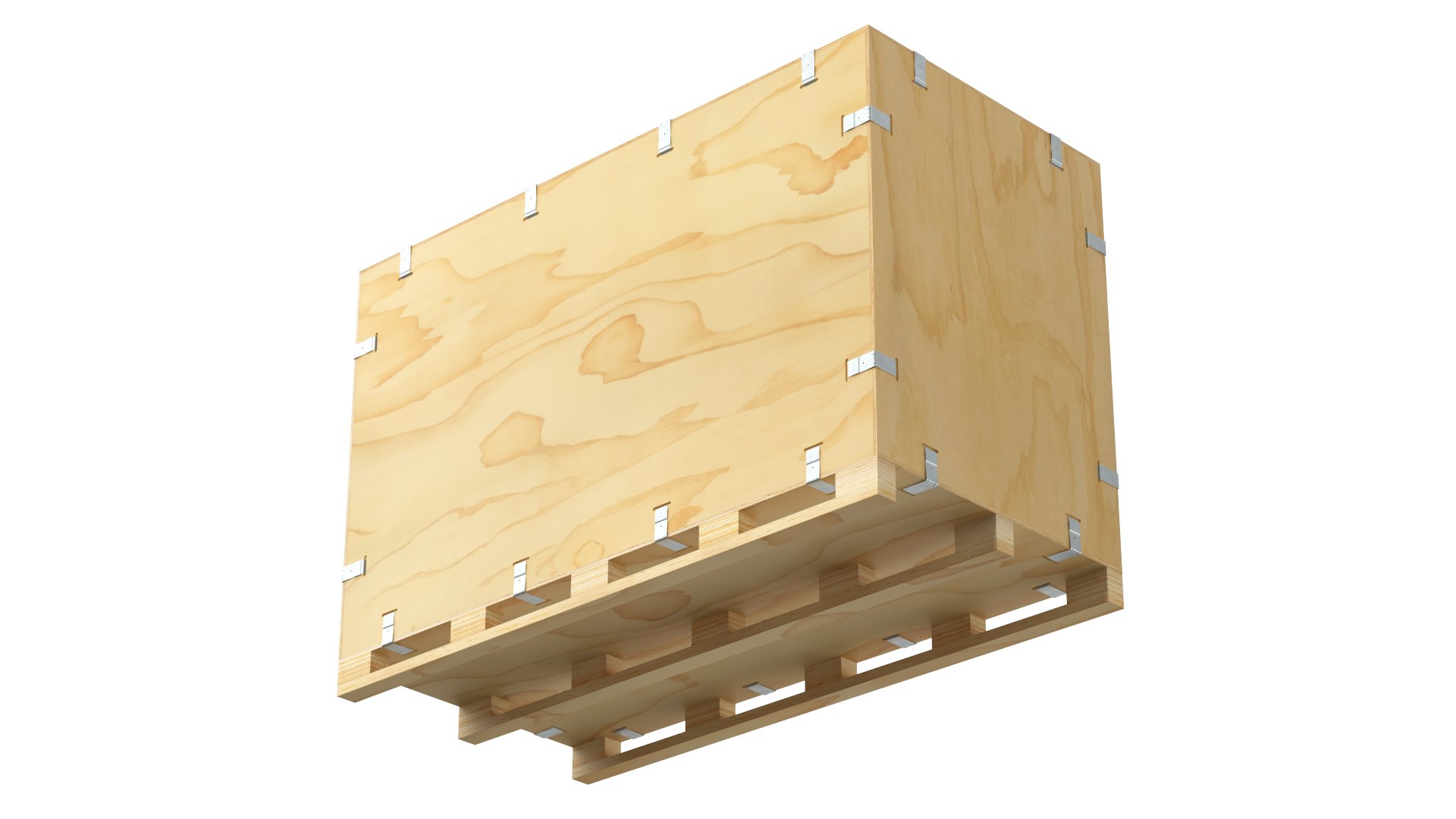 Heavy Duty Wood Crate 3D model - TurboSquid 2121480