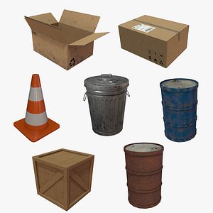 Urban City Props 3D model