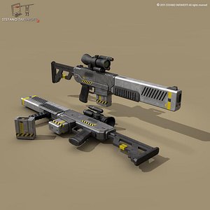 sci fi battle rifle