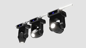 3D Stage Moving Beam Light Martin Rush