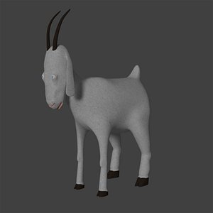 3d 3ds cartoon goat