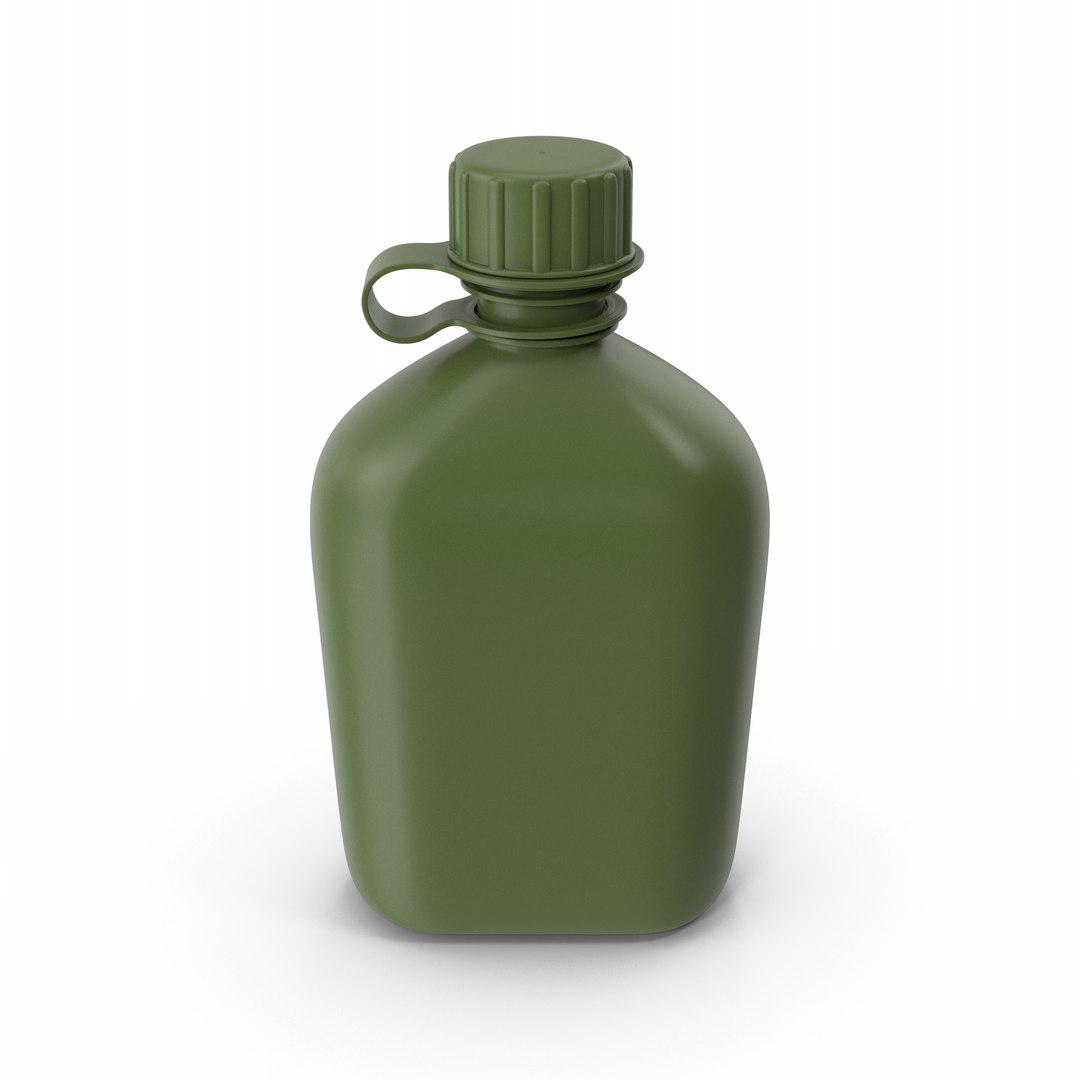 Army Flask Model - TurboSquid 1982546