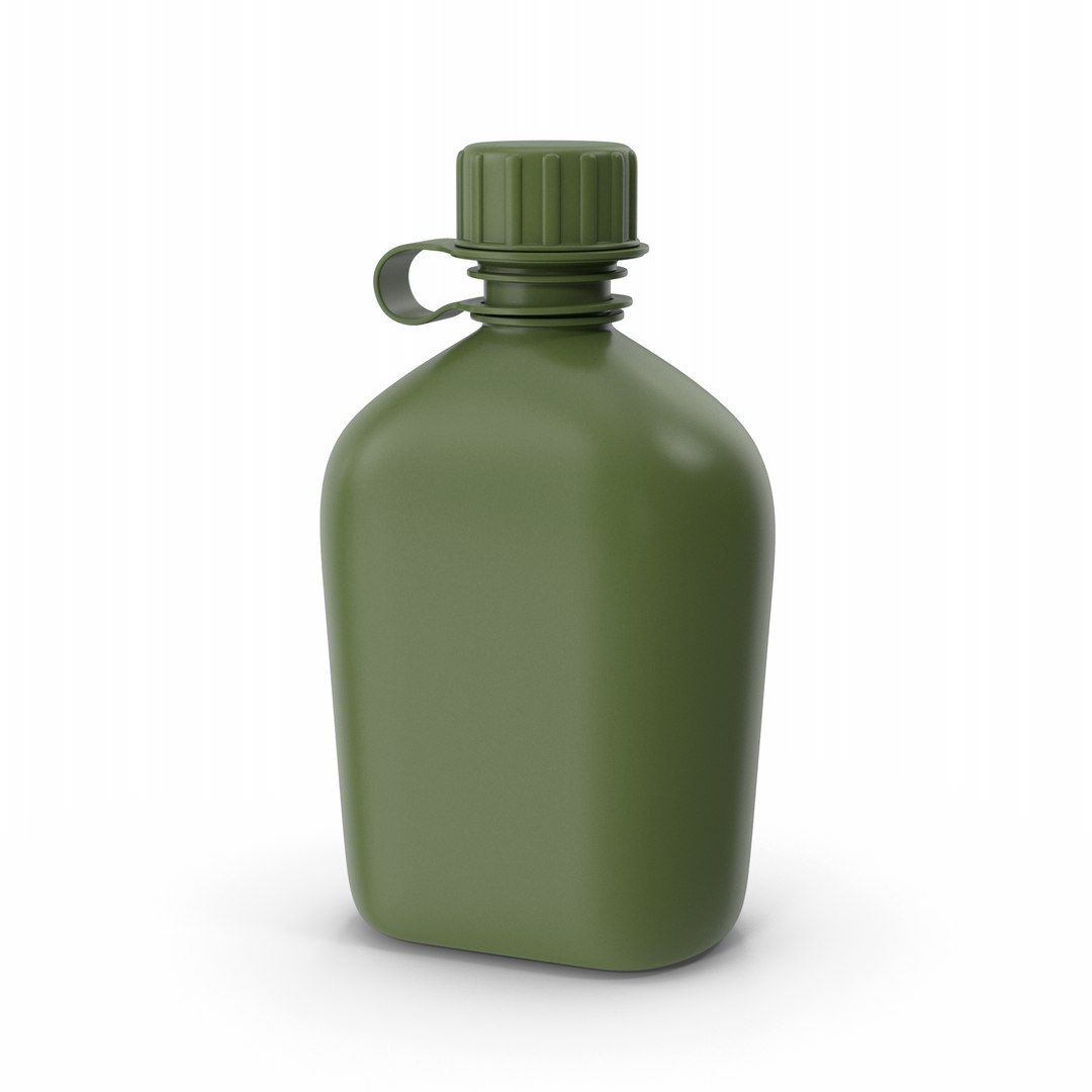 Army Flask Model - TurboSquid 1982546