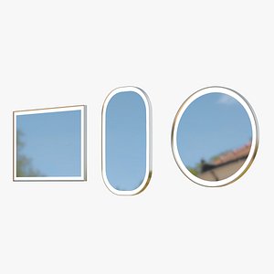 Bathroom Chic Mirrors 3D model