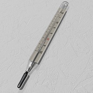 3d model clinical thermometer
