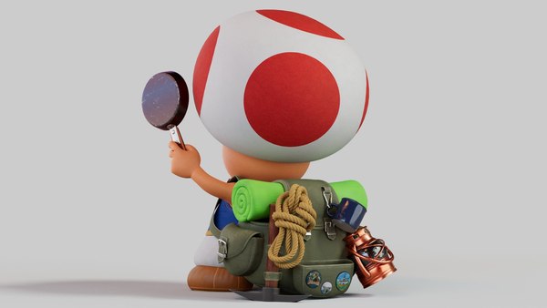 modelo 3d Toad Rig de la película Super Mario Bros. - TurboSquid 2125450