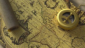 compass 3D model