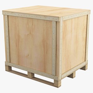 Wooden Box 3D
