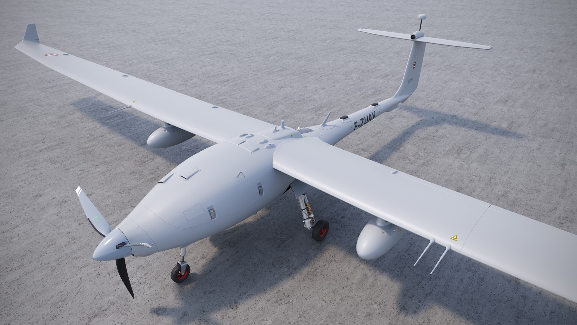 Drone UAV Safran Patroller 3D Model - TurboSquid 2489899