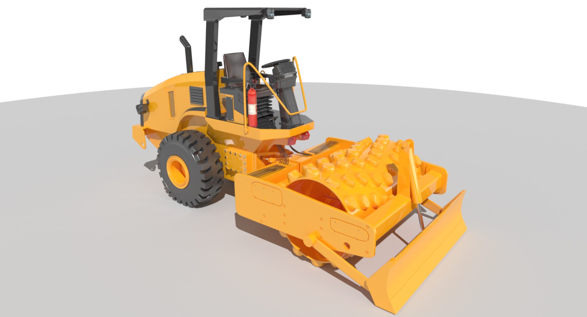 3d 9 road maintenance construction model
