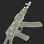 Assault Rifle AKS 74 Modello 3D