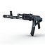 Assault Rifle AKS 74 Modello 3D