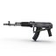 Assault Rifle AKS 74 Modello 3D