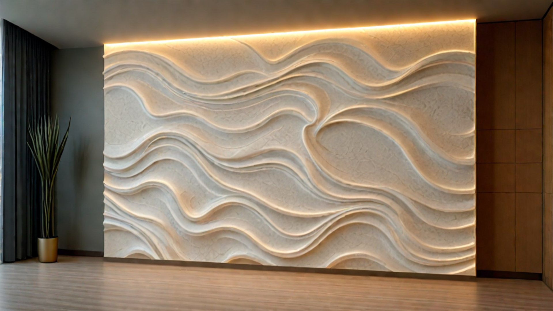 Modern Panel Wall Decor Set Relief Stl Mural CNC 184 3D Model ...