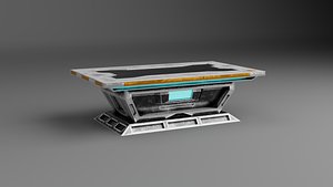 Scifi Spaceship Table 3D model