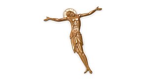 3D model cross relief art