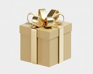Gift box 3d model 3D model